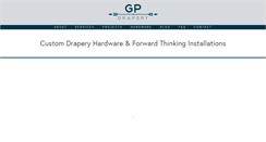 Desktop Screenshot of gpdrapery.com